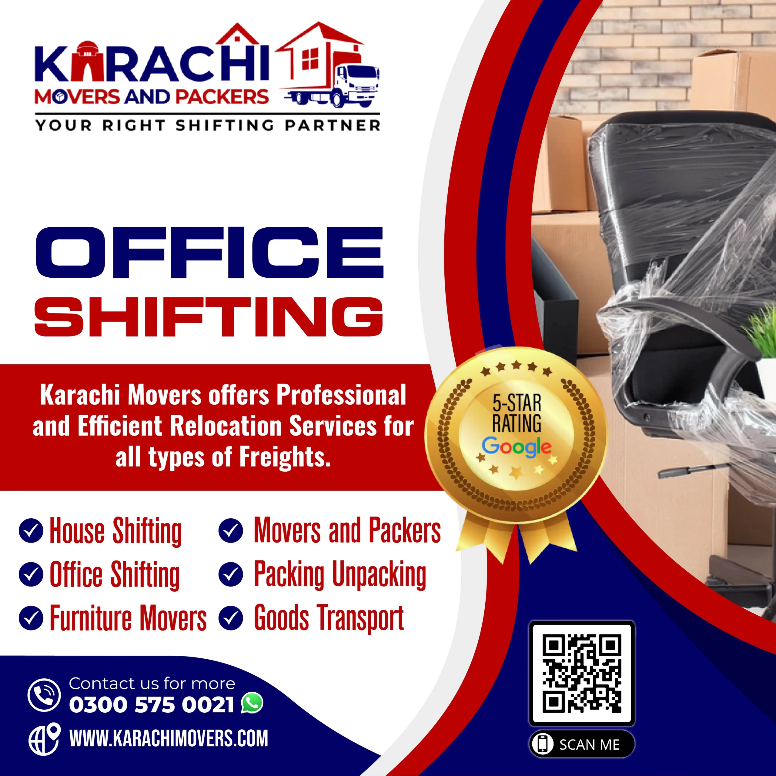 Office Shifting in Karachi