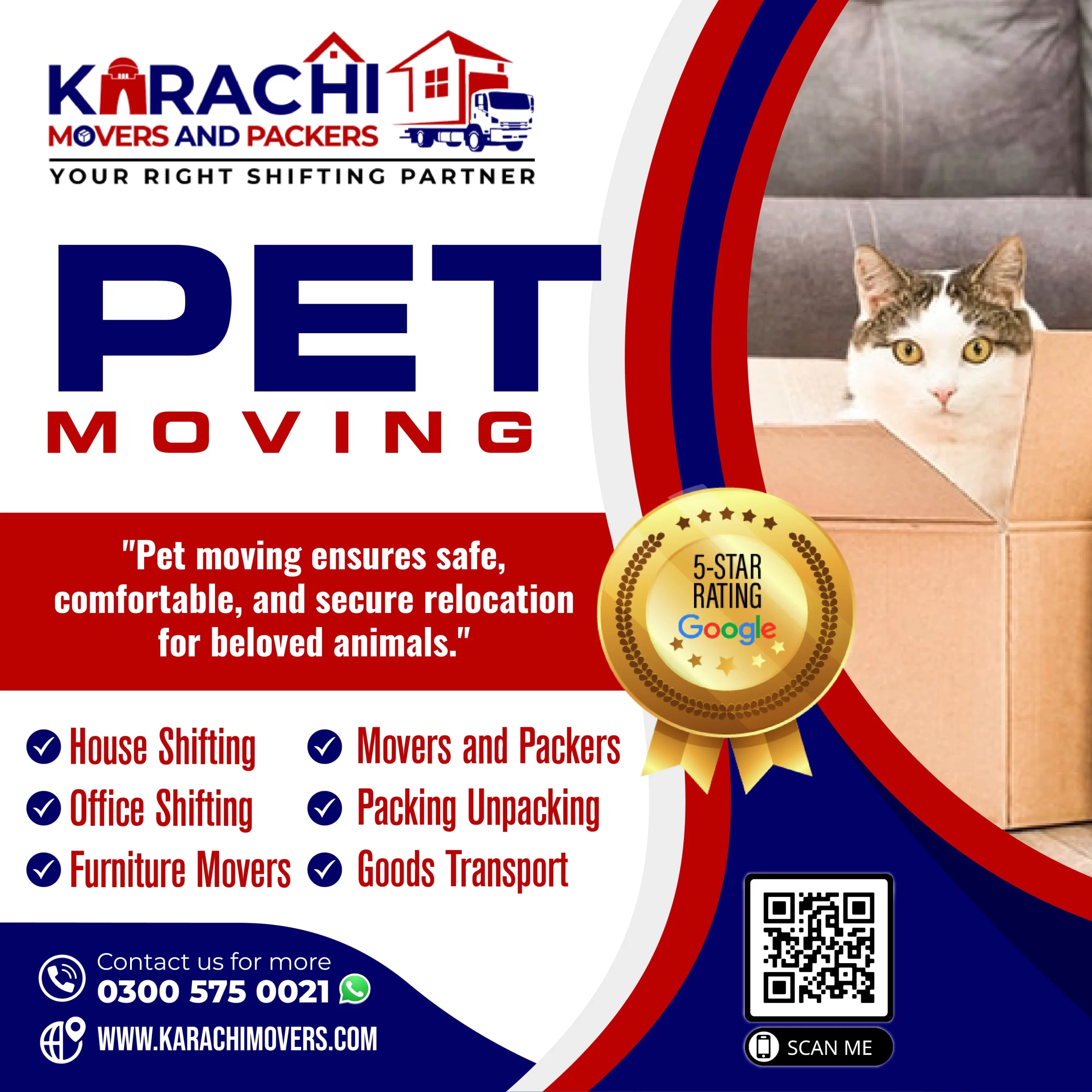 Pet Moving Services in Karachi